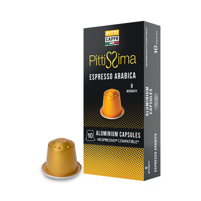 Capsule in alluminio Pittissima Espresso Arabica (5412) caffè per ufficio