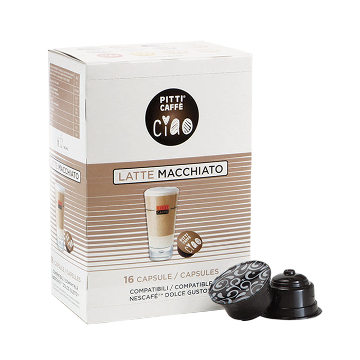 Capsule Pitti Caffè Ciao Latte Macchiato da 16 (5334)